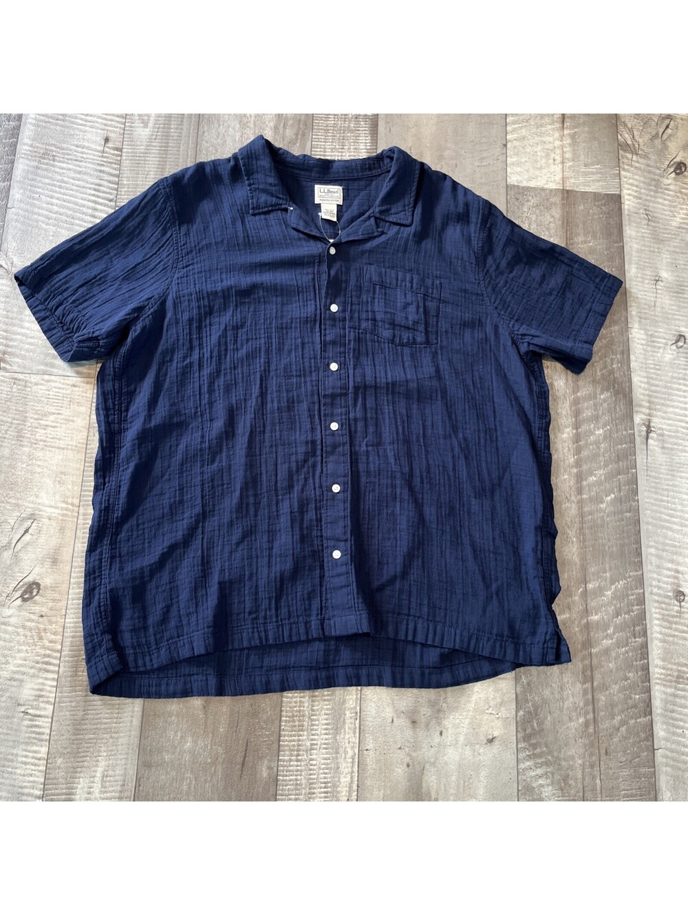L.L. Bean Men's Cloud Gauze Shirt Slightly Fitted Mens Size XXL Regular $59 MSRP